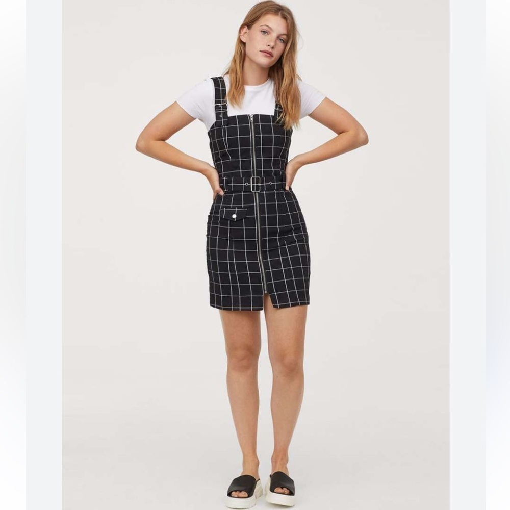 Full Zip up Mouse Pocket Buckle Dress! Hot Girl style